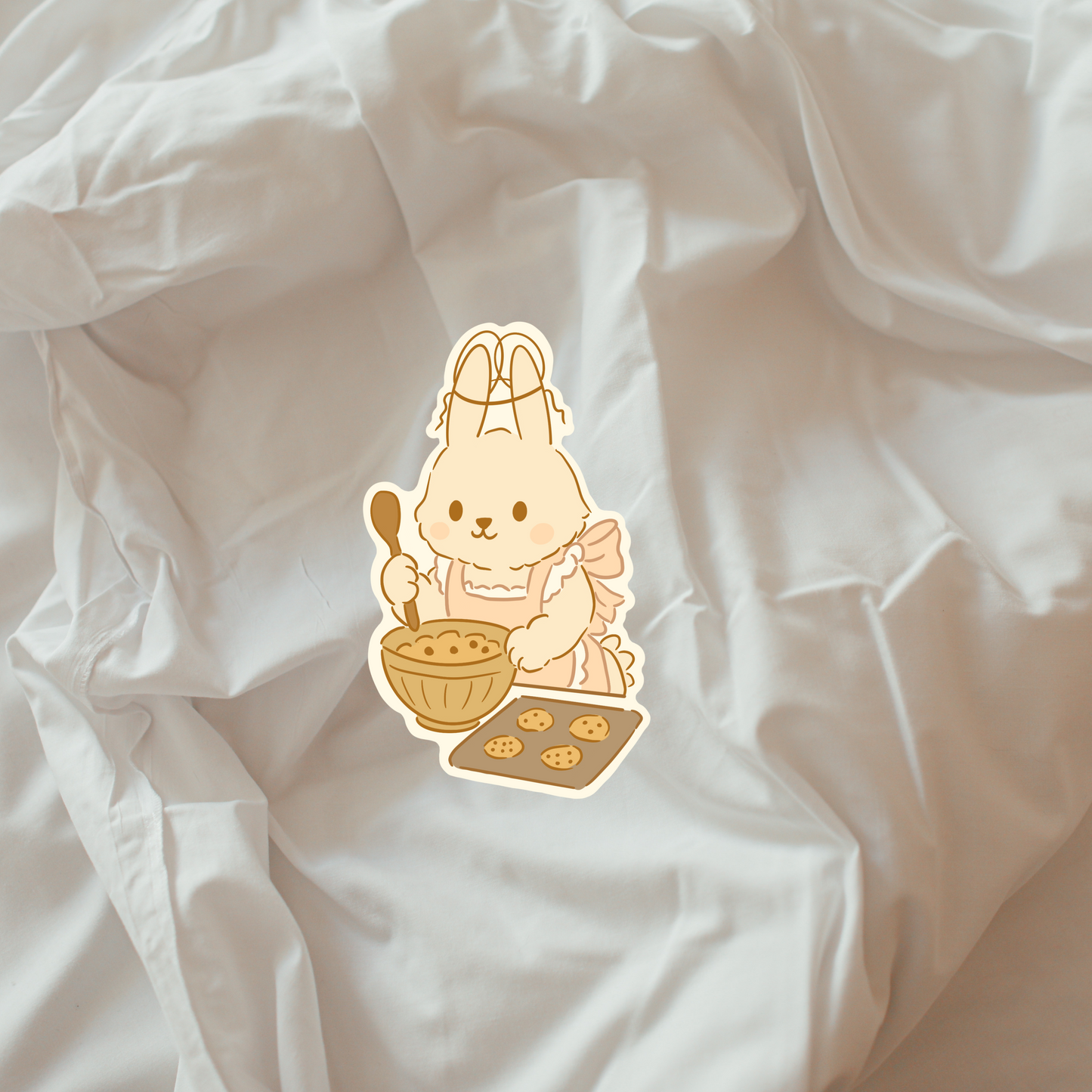 Bunny’s Bakery Day – Cozy Cookie Time Sticker