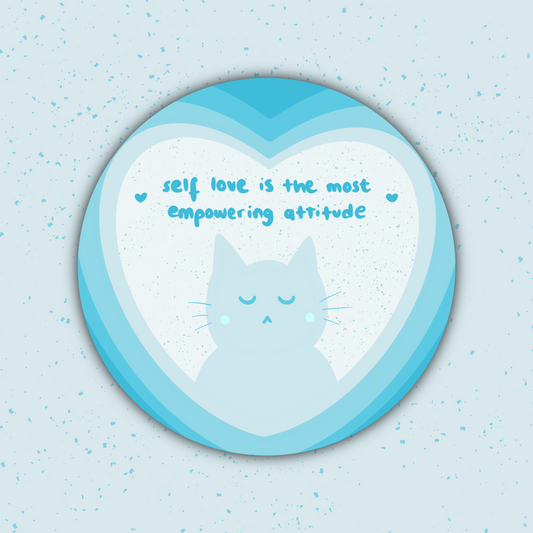 Self-Love Catitude Sticker ฅ ฅ